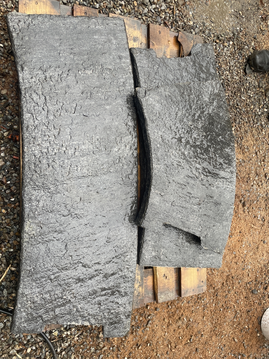 Copertine in granito curve