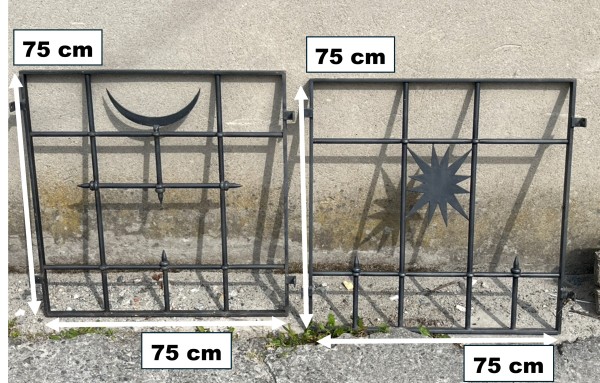 Grate per finestra (Mezzaluna e Stella)