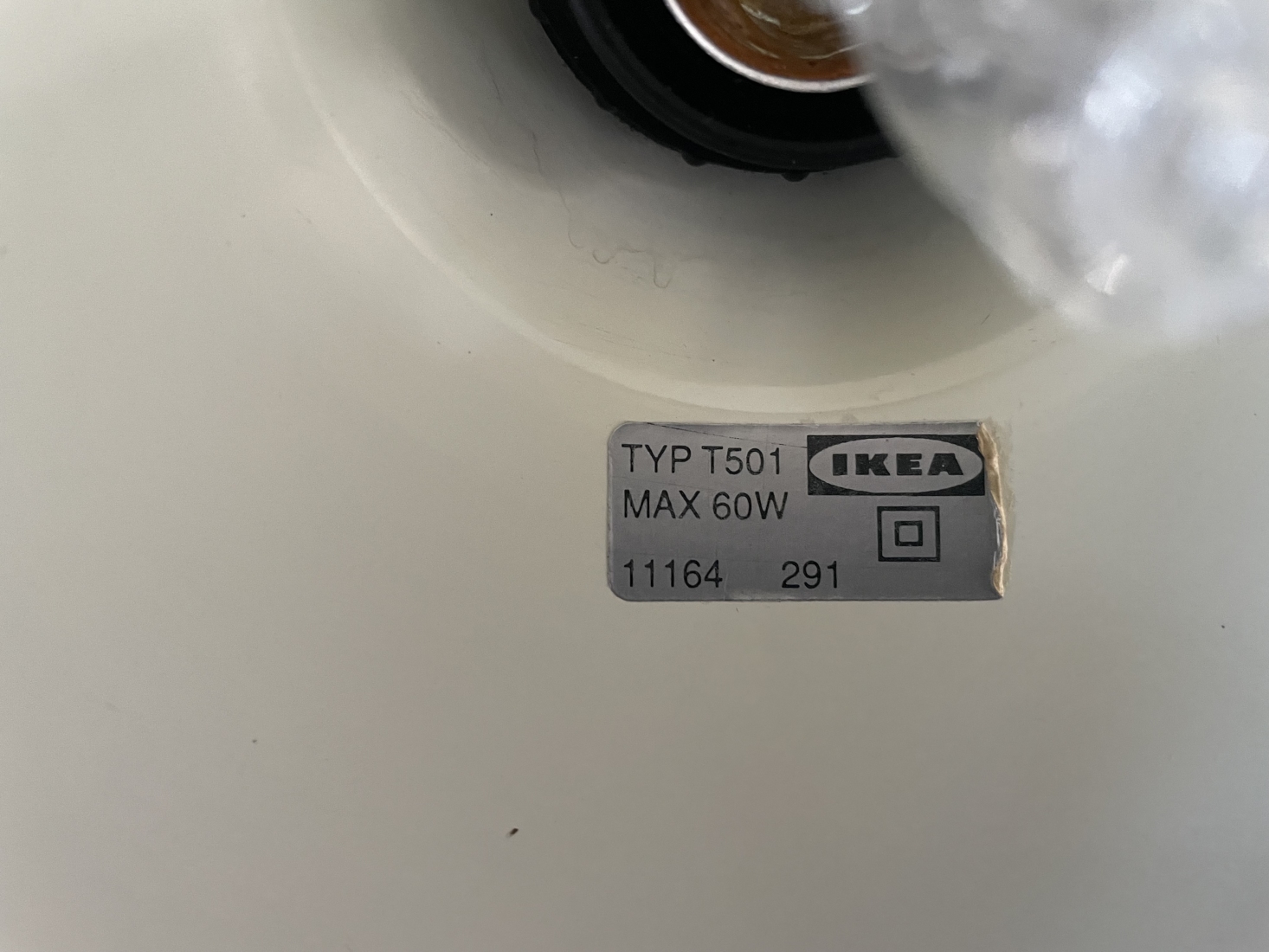 Lampada tipo Vintage Ikea typ T501