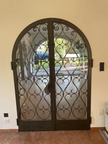 Porte in metallo con vetri