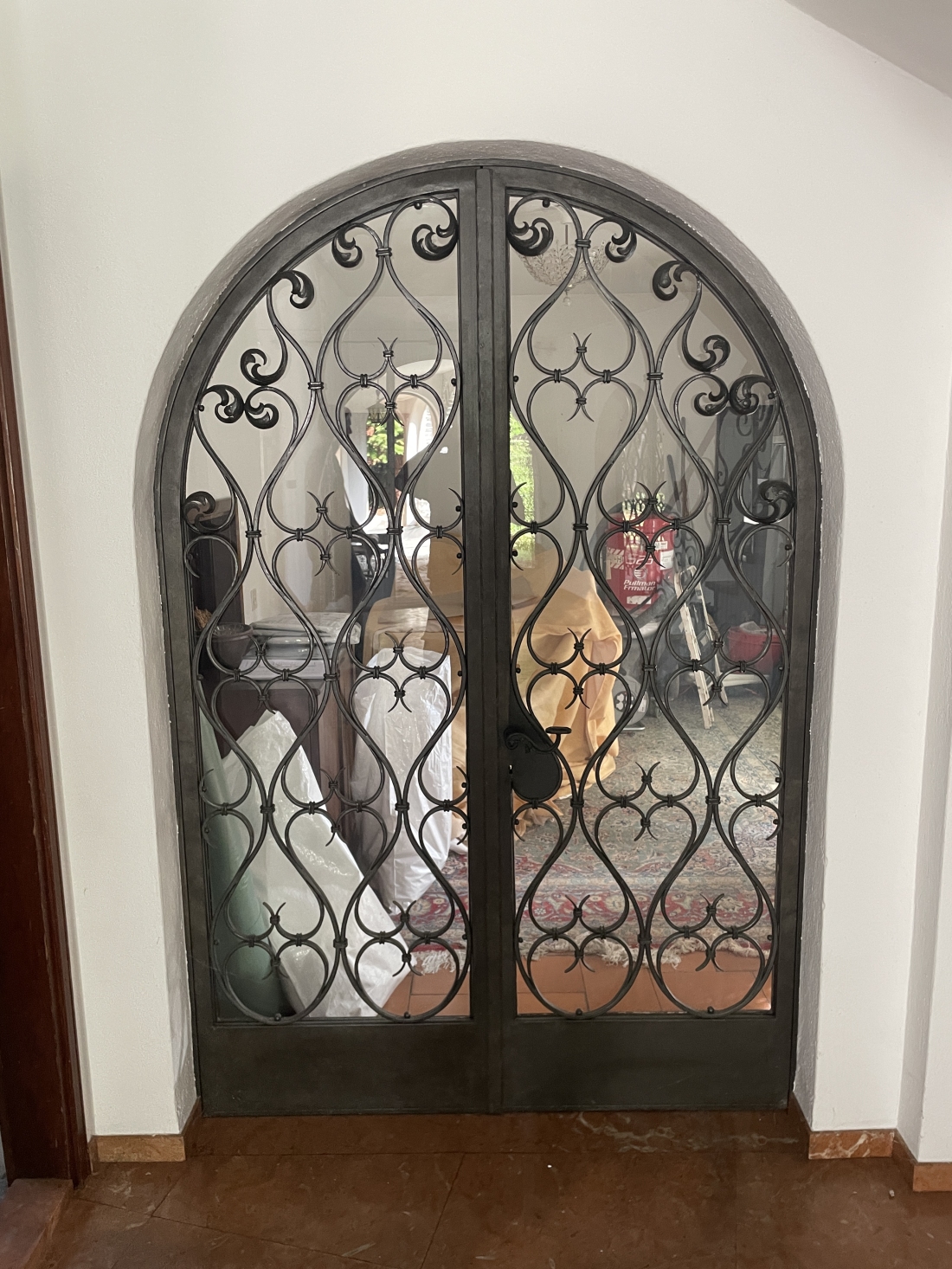 Porte in metallo con vetri