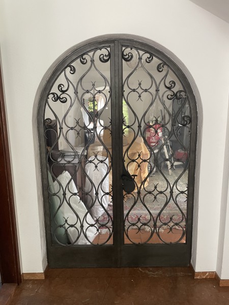 Porte in metallo con vetri